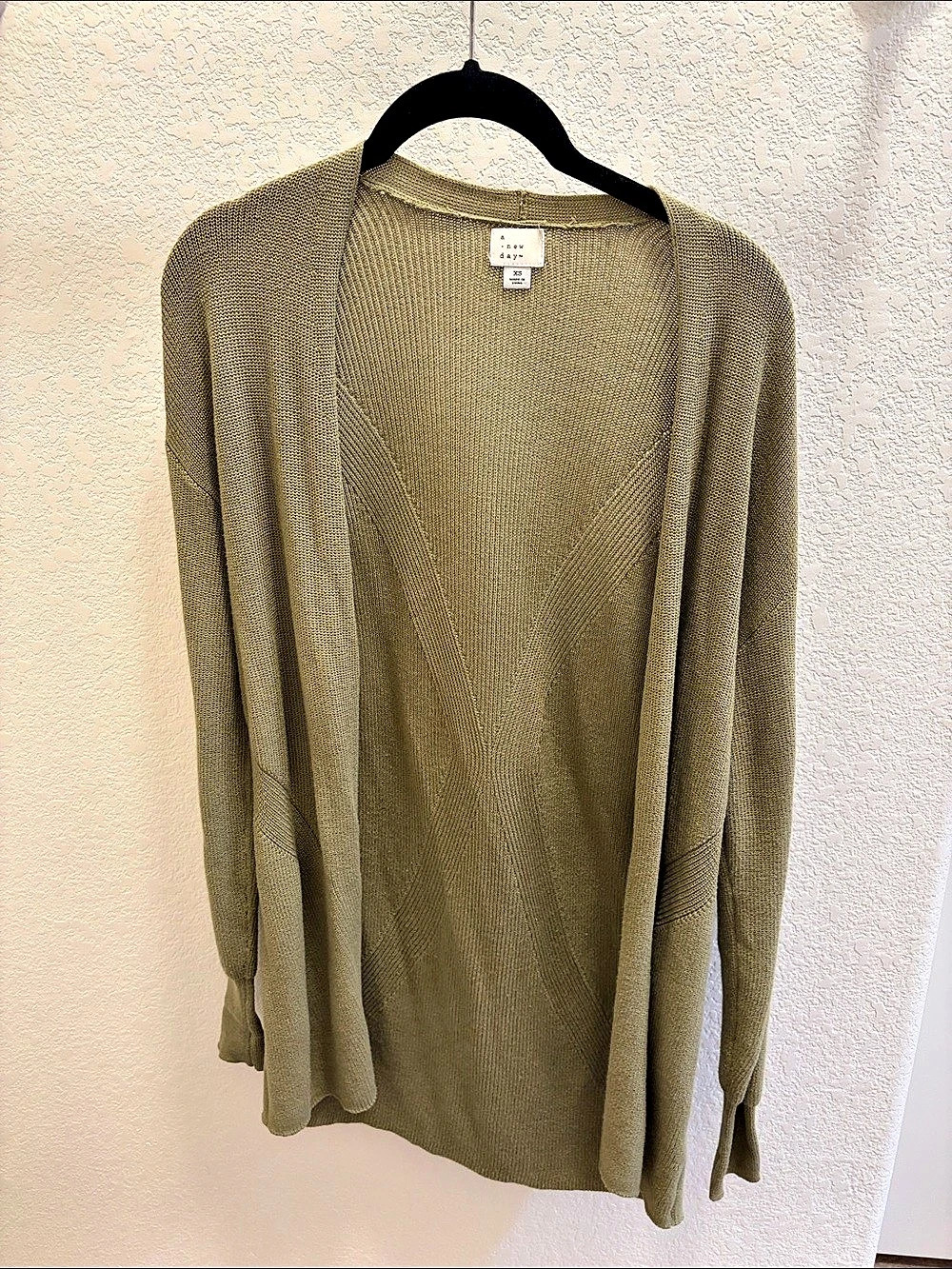a new day Lightweight Open Front Cardigan in Green